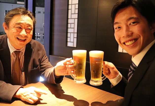 「第4回・年齢差36歳！～凸凹コンビが巡る首都圏酒場応援記～」スタイリッシュな空間で本場の四川料理と「〈香る〉エール」を堪能しよう♪「横浜中華街 福満園 新橋店」（東京・新橋）