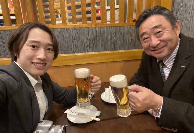 「第20回・年齢差38歳！～凸凹コンビが巡る首都圏酒場応援記～」九州料理と「ザ・プレミアム・モルツ」で都内にいながら旅気分♪「博多もつ鍋　たかしょう」（東京・日本橋） 