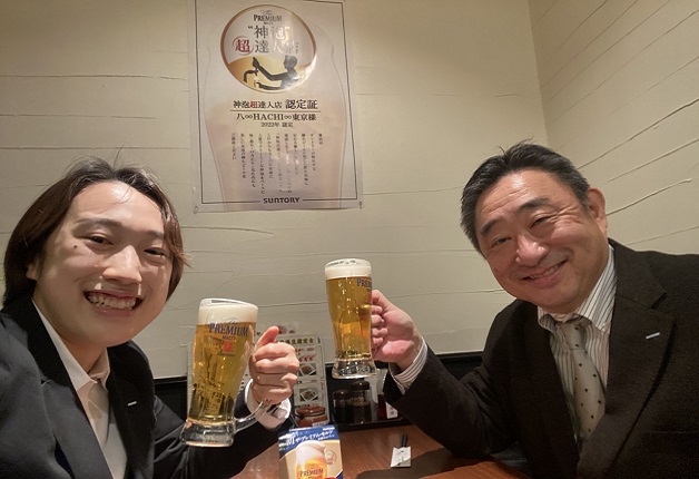 「第21回・年齢差38歳！～凸凹コンビが巡る首都圏酒場応援記～」「ザ・プレミアム・モルツ」と餃子をおいしく味わうことにこだわった中華居酒屋「八－HACHI－東京」（東京・神保町）