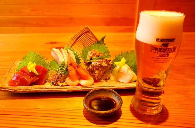 【福井の超達人店】プレモルと楽しむ北陸の旬　創作和食「味ごよみ　晴天」
