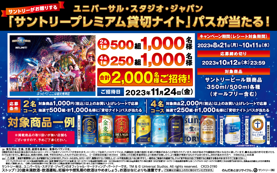 USJ ユニバ 貸切ナイト 11/17 ２名 ユニバーサルスタジオジャパン-