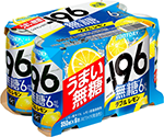 -196無糖〈ダブルレモン〉ALC.6％ 350ml缶 6缶パック